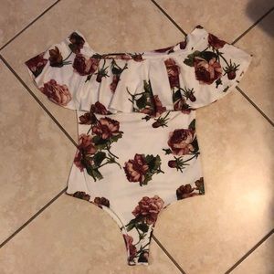 Floral bodysuit